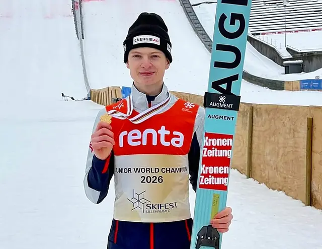 Julian Auinger ist stolz auf seine erste Goldene | Foto: privat