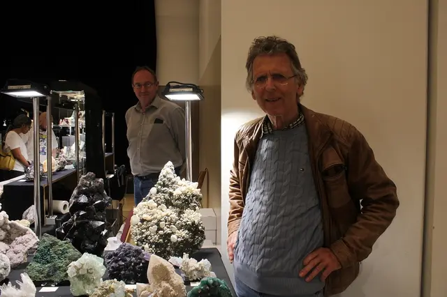Manfred hat als Bergsteiger so manche Mineralien gefunden
