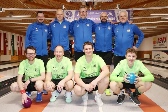 KSK Klagenfurt-Magdalensberg
stehend von links: Daniel Waldhauser, Andrej Lahovec, Werner Rössler, Roman Leitner und Adolf Pichler;
hockend von links: Martin Oberrauner, Dominik Konec, Sandro Winter und Rafael Waldhauser
