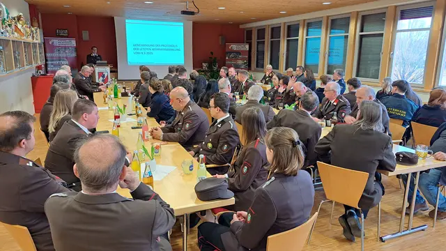 Volles Haus bei der Wehrversammlung.