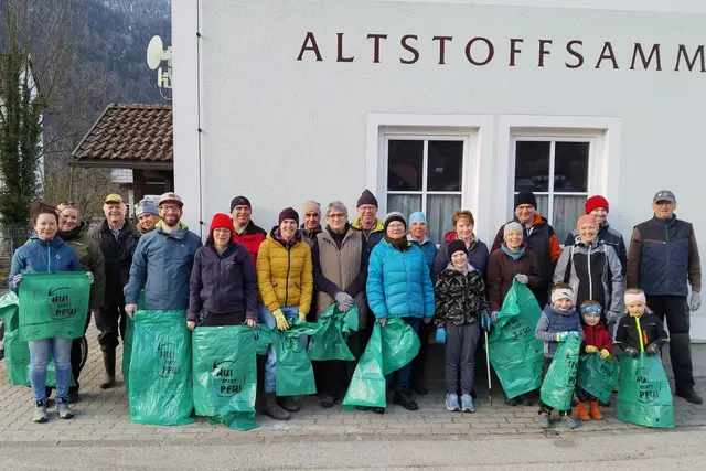 Erfolgreiche "Hui statt pfui"-Aktion in Obertraun. | Foto: Peter Perstl