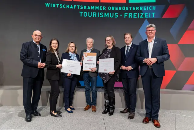 Die Wirtschaftskammer Linz-Land zeichnete die Unternehmer aus. | Foto: WKO 