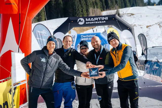 Josef Gruber, Organisator
Stefan Peschek, Marketing Raiffeisen Salzburg
Bettina Plank, Marketing Dachstein Tourismus AG
Sebastian Grandits, ORF Salzburg
Rupert Schiefer, Vorstand Dachstein Tourismus AG | Foto: Roastmedia