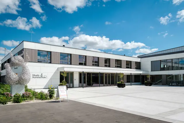 Der neue Schulcampus in Hollabrunn. | Foto: Matthias Ledwinka