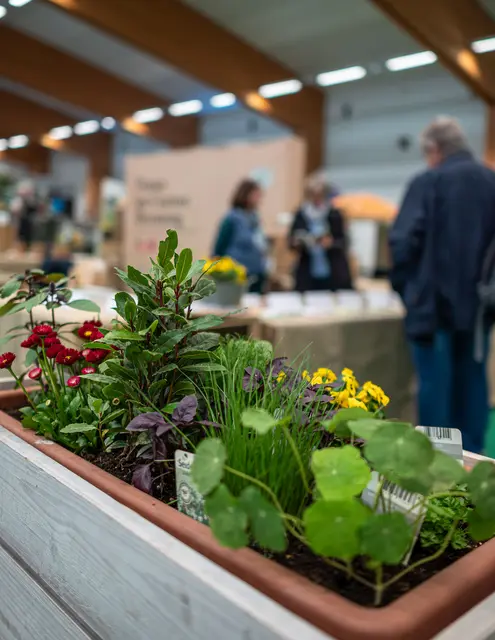 Frühling im Grünen erleben: Lass dich von praxisnahen Vorträgen und Ausstellern inspirieren. Von Gemüsebeeten bis zu naturnahen Lebensräumen – hier finden Besucher alles für die Gartensaison. | Foto: Congress Messe Innsbruck