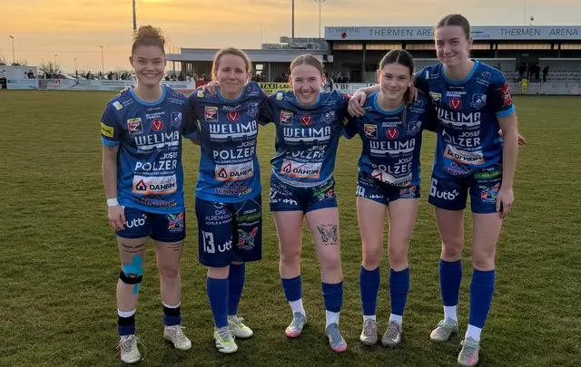 Die Torschützinnen: Rojda Antlitzhofer, Isabella Gold, Sophia Losonczy, Leonie Zach und Verena Eibel | Foto: Markus Pinter