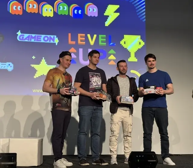 Die Top-vier des Mario Kart Turnieres. | Foto: MeinBezirk/Leonie Herrmann