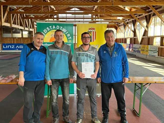 3. Platz : Union Grein : Peter Tischler, Andreas Hinterkörner. 
