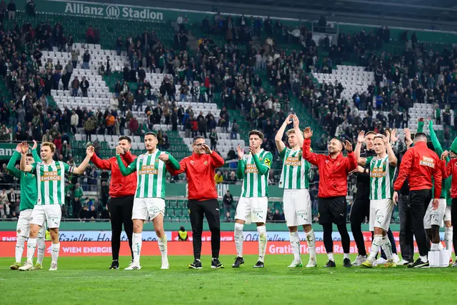 Während die Austria längst den Frühling in der Meistergruppe der Admiral Bundesliga fixiert hat, musste Rapid am letzten Spieltag des Grunddurchgangs noch zittern.  | Foto: APA-Images / APA / MAX SLOVENCIK