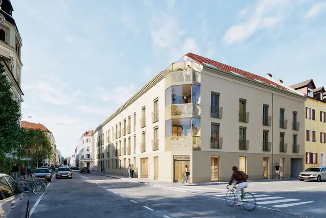 In der Vinzenzgasse 41 errichtet ÖWG Wohnbau einen mehrgeschossigen Wohnbau, der nach Fertigstellung über 28 geförderte Mietwohneinheiten verfügen wird. | Foto: BILDERMEHR