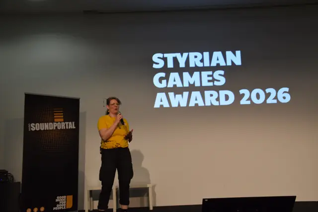Den Schluss der Veranstaltung bildete die jährliche Verleihung des Styrian Games Award.  | Foto: MeinBezirk/Leonie Herrmann