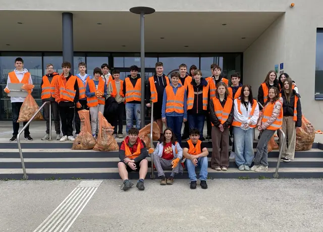Auf Dreck-weg-Tour: Die Schüler des BORG Neulengbach sind von 07. März bis 04. April in der Gemeinde unterwegs. | Foto: Stadtgemeinde Neulengbach