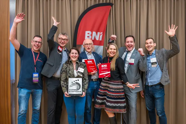 Ein Teil der Mitglieder des BNI Tulln/St. Pölten: Ronny Baier, Laurentius Mayrhofer, Andrea Kiesl, Gerhard Kriszt, Agnes Jaglarz, Daniel Delivuk, Johannes Schuster. | Foto: Martina Wienberg