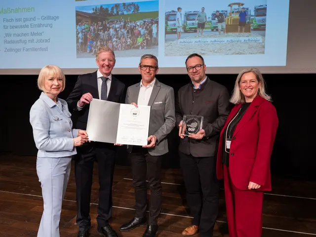 Von links: Ursula Krepp, Peter McDonald, Martin Ehrensperger, Thomas Keinberger und Gudrun Braunegger-Kallinger. | Foto: ÖGK/Mauro Vitera