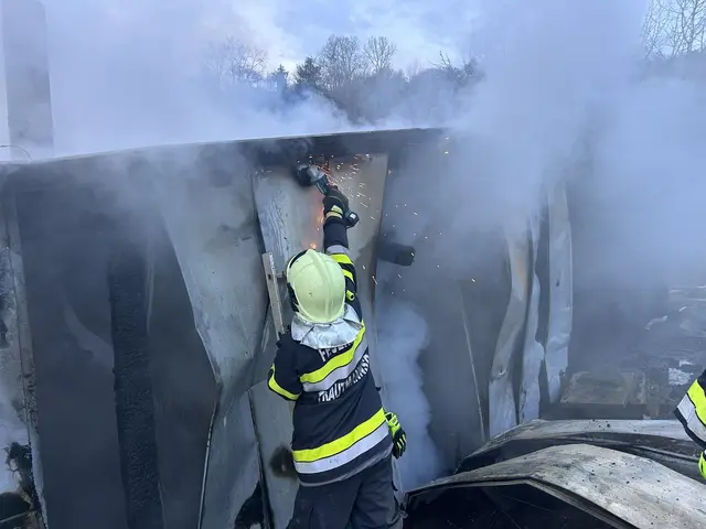 Die Brandursache ist bisland nicht bekannt. | Foto: Philipp Rauch, PI Bad Gleichenberg, und HLM d. V. Karl Lenz