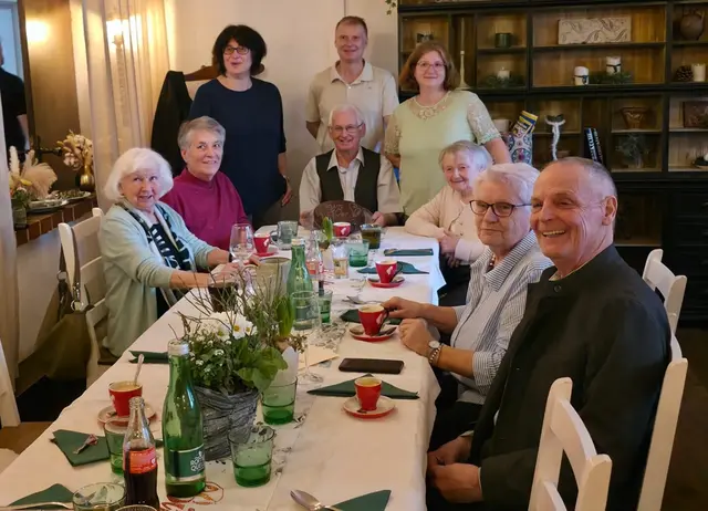 Franz Varga feierte gemütlich seinen 80. Geburtstag. | Foto: Gemeinde Schachendorf