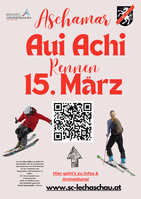 Jetzt noch schnell anmelden und dabei sein beim Aschamar Aui &amp; Achi Rennen. | Foto: SC Lechaschau