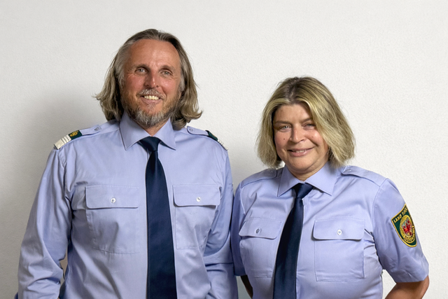 Guido Leitner und neue Stv. Julia Gruber. | Foto: Bergwacht