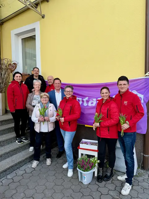 In Marz fand eine Verteilaktion statt. | Foto: SPÖ Bezirk Mattersburg