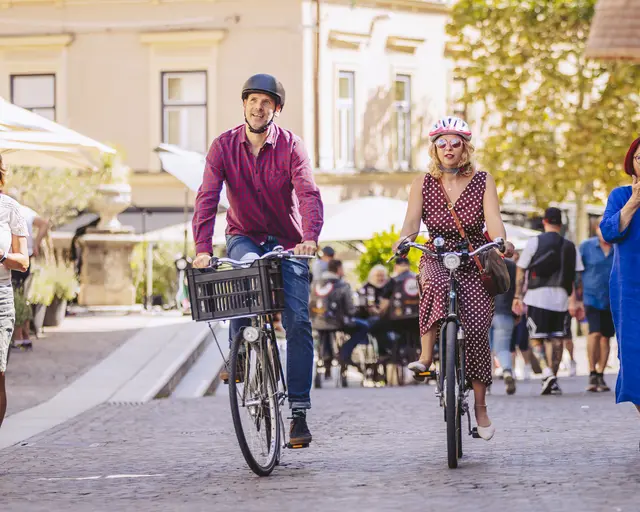 Durch Villach radelt es sich sehr entspannt.  | Foto: Marta Gillner 