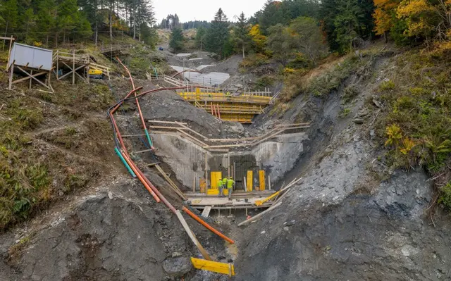 Bauarbeiten am Zörbach im Oktober 2025 | Foto: Gemeinde Baldramsdorf