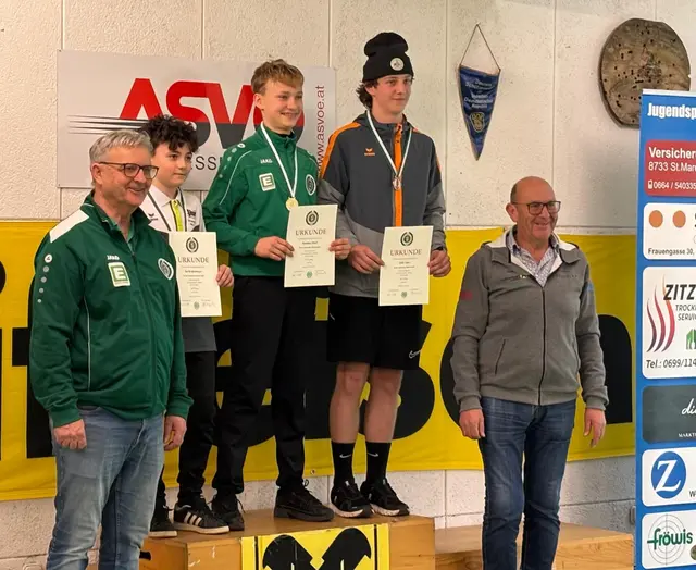 David Heuberger (2. Platz Luftgewehr Jugend 2)