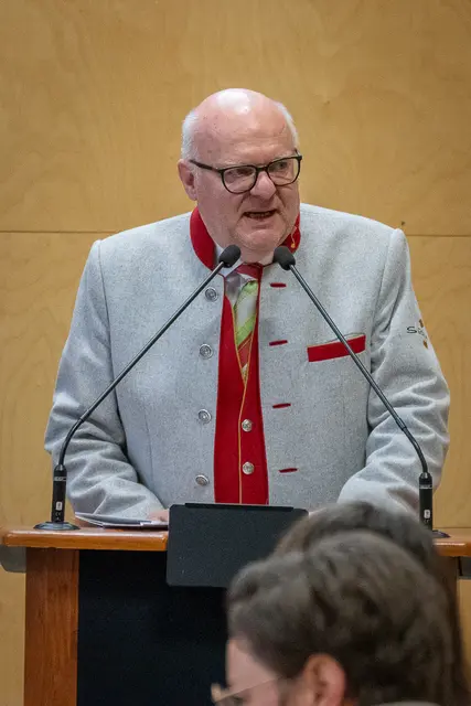 Karl Macheiner, Obmann Lungauer Blasmusikverband | Foto: Lukas Korbuly