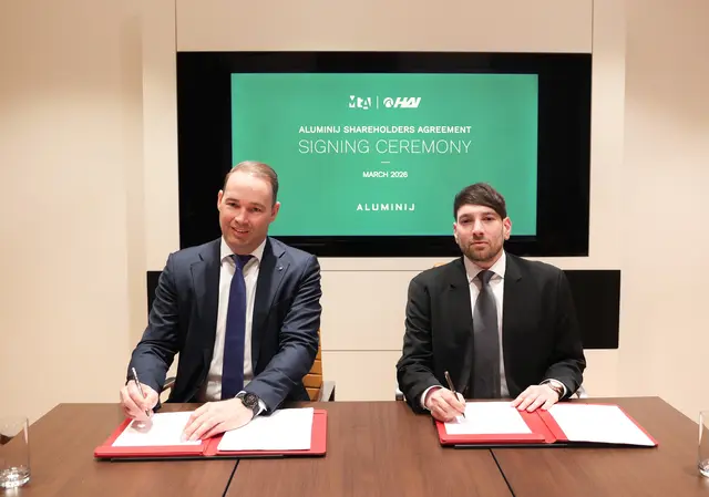 Vertragsunterzeichnung: HAI und Aluminij Industries gehen Partnerschaft ein. | Foto: HAI