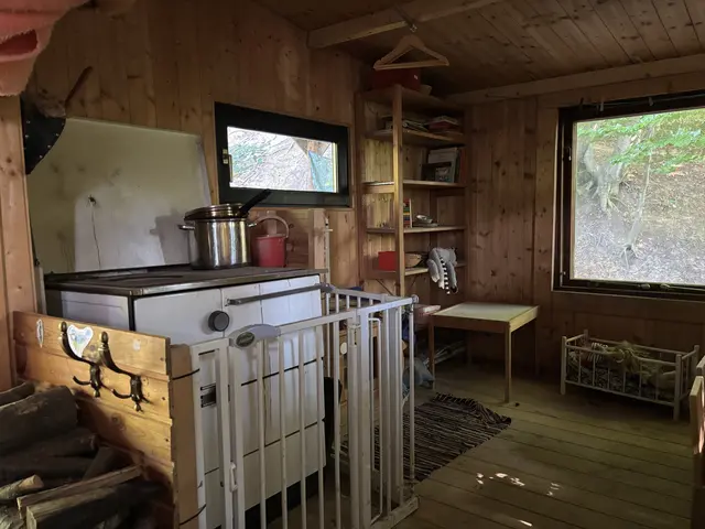 Im Winter wird mit dem Holzofen eingeheizt | Foto: Lauren Fahrenberger / MeinBezirk