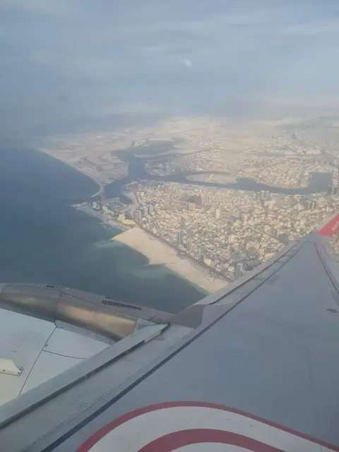 Rückflug von Dubai nach München. Der Innbrucker war sehr erleichtert. | Foto: Josef Pfurtscheller