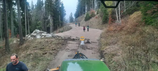 Am Schwarzenberg wurde ein neuer, ein Kilometer langer Forstweg errichtet. | Foto: Gemeinde Pinswang