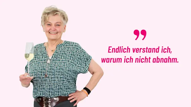 Petra Margetich aus Garsten – mit neuem Körpergefühl und einem Glas auf ihren beeindruckenden Erfolg.