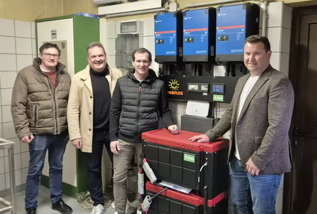 Martin Brader, Wolfgang Ammerer, Christian Reisinger und Christoph Zeiss. | Foto: Stadtgemeine Mank