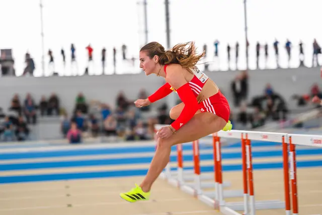 Karin Strametz ist nur mehr eine Hundertstel vom österreichischen Rekord über 60 Meter Hürden entfernt. | Foto: ÖLV/@amri.sports