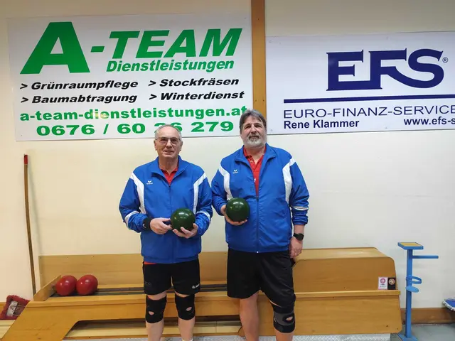 Ferdinand Steiner (l.) sicherte sich den Landesmeistertitel in der Klasse Ü60 und Roland Bernhard durfte sich in der Klasse Ü50 über Bronze freuen.  | Foto: SV Mayr-Melnhof-Novopan Leoben