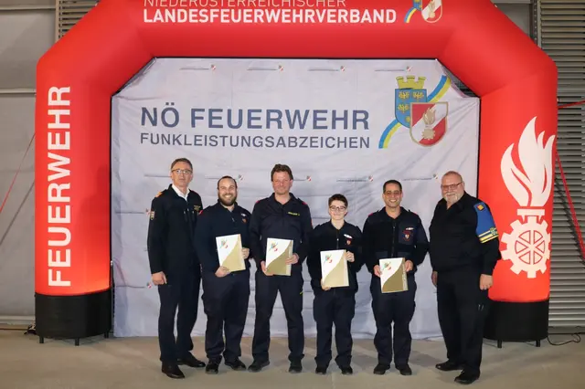 Mit ihren Leistungen erreichten die Anwärter Christoph Bohrn,  Martin Schmid, Emily Scheck und Alexander Fuchs-Fuchs der Feuerwehr Prottes hervorragende Platzierungen. | Foto: FF Prottes 