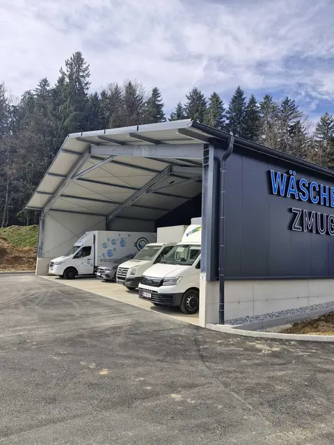 Am neuen Standort gibt es mehr Platz für den Familienbetrieb. | Foto: Wäscherei Zmugg