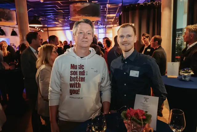 Frank Hopperdizel, Gregor Nagler. Kufsteinerland Wirtschaftsgespräche des TVB Kufsteinerland. | Foto: (C) TVB Kufsteinerland Thorben Jureczko