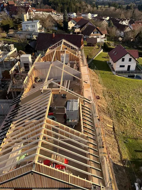 Der aktuelle Stand des Projekts auf den Klug-Gründen. | Foto: KIPO Wohnbau