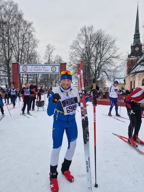 Der Extremsportler Alois Alter nahm am traditionsreichen Vasalauf teil. | Foto: Alter