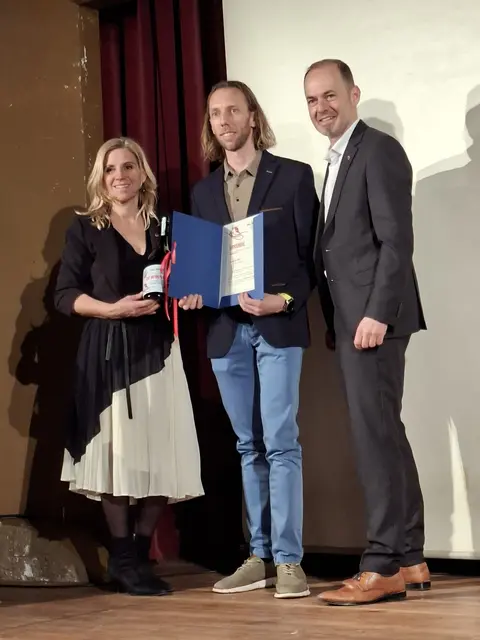 Andreas Prosch überzeugte mit seinen Drohnenflügen.  | Foto: Brigitte Eberharter