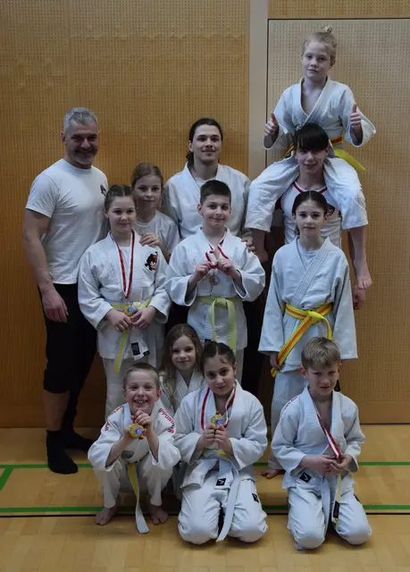 Unsere U10 u. U12 Judoka beim Turnier in Feldkirchen.