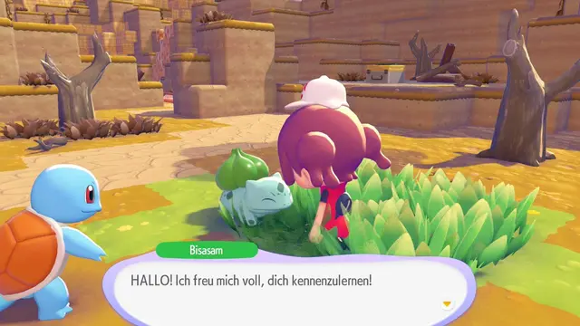 Pikachu, Bisasam und Co. kämpfen in Pokopia nicht miteinander. Sie freunden sich mit einem an und helfen, eine Welt wieder schön zu machen. | Foto: Nintendo