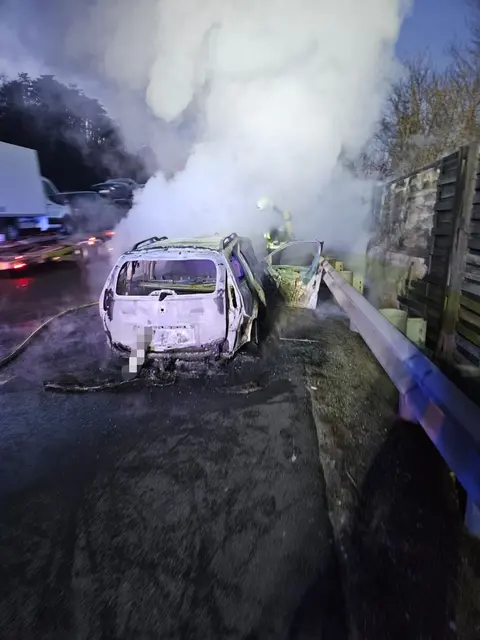 Die Familie konnte sich rechtzeitig in Sicherheit bringen. | Foto: FF Alland