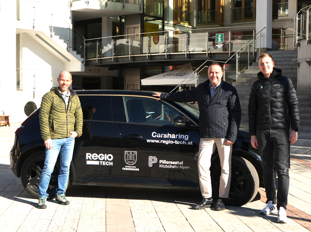 Stefan Niedermoser, Walter Astner, 'Christof Willms. | Foto: TVB Pillerseetal