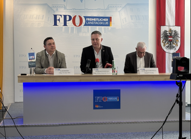 Die FPÖ Burgenland hat am Donnerstag personelle Änderungen bekannt gegeben. Im Landtag folgt nach dem Ausscheiden von Michaela Brandlhofer Landesgeschäftsführer Rudolf Smolej.  | Foto: MeinBezirk / Sandra Koeune
