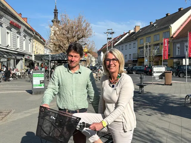 Die Grünen Gemeinderäte Otmar Handler (Heiligenkreuz) und Anita Winkler laden wieder zur Fahrradbörse ein. | Foto: MeinBezirk