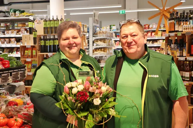 Silvia und Reinhard Niederl führten bis zum Aus den Unimarkt in Fernitz-Mellach. Jetzt startet das Ehepaar als selbstständige ADEG-Kaufleute neu durch. | Foto: Edith Ertl