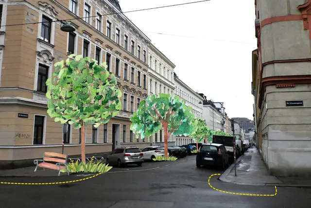 Wie die Umgestaltung aussehen wird, zeigt schon jetzt eine Visualisierung. | Foto: BV18/Visualisierung