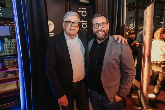 Manfred Küberl und Markus Rauscher. Kufsteinerland Wirtschaftsgespräche des TVB Kufsteinerland. | Foto: (C) TVB Kufsteinerland Thorben Jureczko